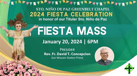 January Novena Mass In Honor Of Sto Ni O De Paz With Fr Dave