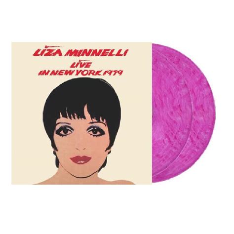 Liza Minnelli Live In New York 1979 Exclusive Pink Vinyl 2xlp Record