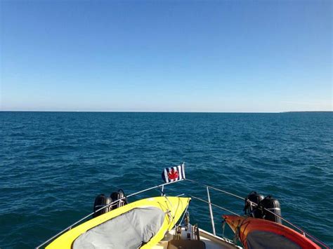 Cruising North Up The Lake Huron Coast To The North Channel