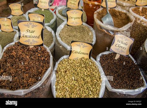 South Africa Herbs And Spices For Sale At Farmers Market In Pretoria