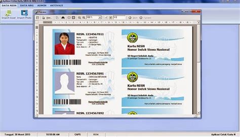 Aplikasi Cetak Kartu NRG dan NISN - IchaSoft - Software Kartu Anggota