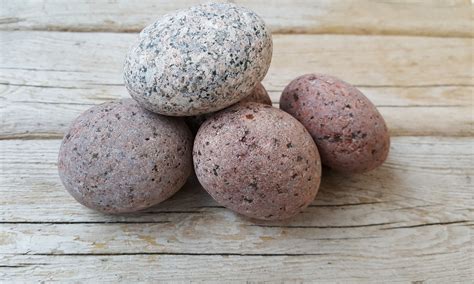 Round Spherical Stones - Beach Stone -Egg-Shaped Rocks from SeasideDescent on Etsy Studio