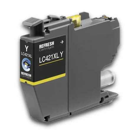 Brother LC421XLY High Capacity Yellow Remanufactured Ink Cartridge