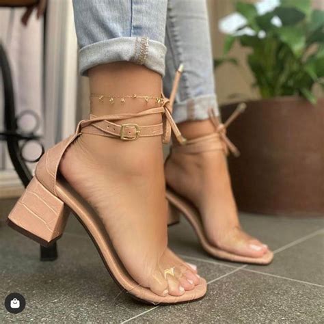 Sandália Nude Croco Vinil 4 5cm 2002 17 3 Lara Flor Calçados