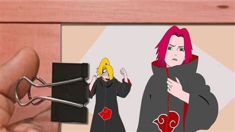 Flip Book Sakura And Deidara Naruto Parody Youtube