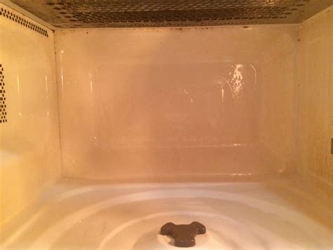 Cleaning A Yellowish Microwave Interior ThriftyFun