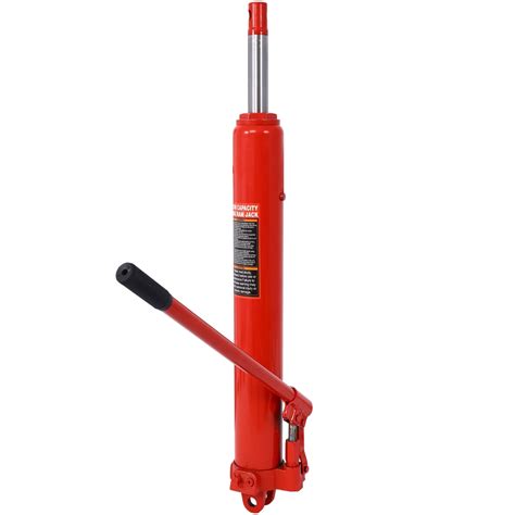 Lifting Capacity Red Ton Hydraulic Long Ram Jack With Single Piston