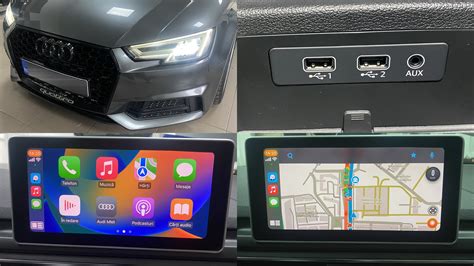 Instalare Apple Carplay Android Auto Usb Sloturi Iluminat Audi A B