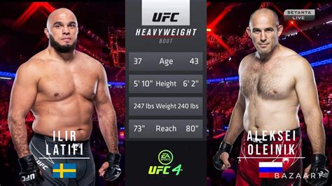 Ilir Latifi Vs Aleksei Oleinik Full Fight Ufc Fight Night Youtube