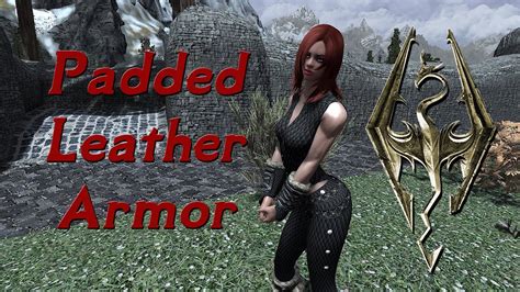 Skyrim Mod Padded Leather Armor PC Xbox CBBE 3BA Bodyslide