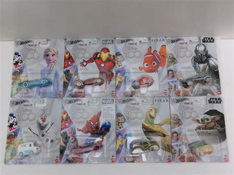 Mavin 2023 Hot Wheels Disney 100th Anniversary Character Cars