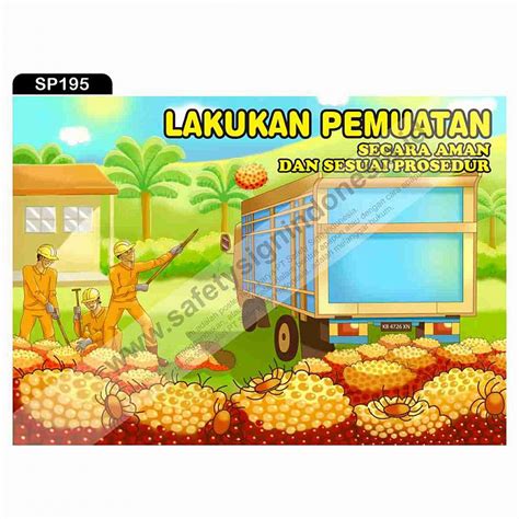 Safety Poster Chapter I Ergonomi And Manual Handling Sp195 Safety Poster Lakukan Pemuatan