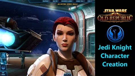 Swtor Female Human Jedi Knight Character Creation Jedi Sentinel