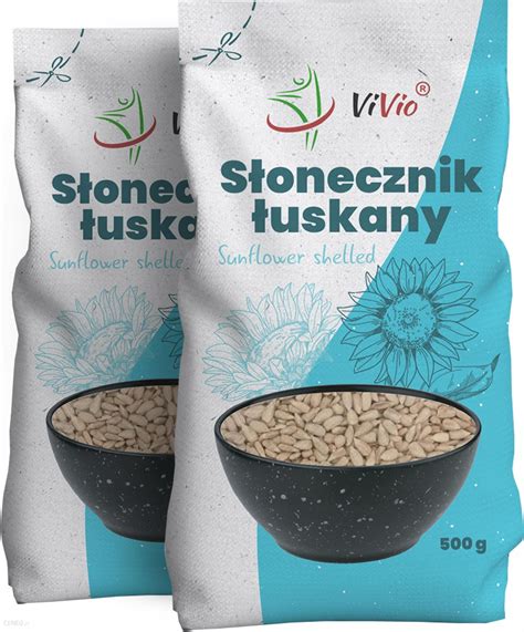 Vivio Słonecznik Łuskany Naturalny Zdrowy 1kg Ceny i opinie Ceneo pl