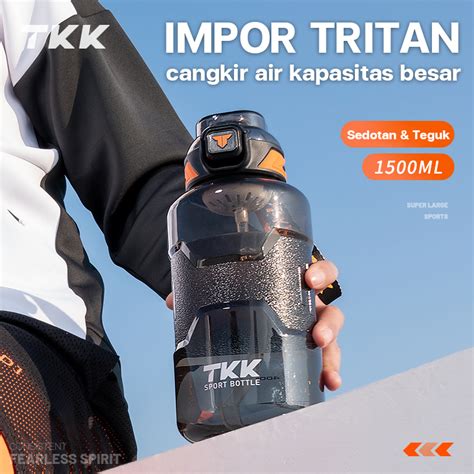 Jual Tkk Jumbo Botol Minum Olahraga Fitness Sedotan Botol Air Minum Bpa