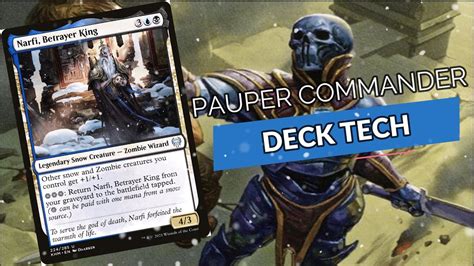 New Pauper Commander Deck Tech Narfi Betrayer King King Of Cold