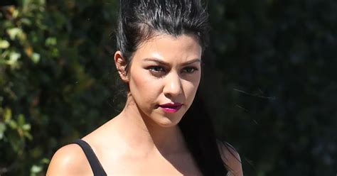 Kourtney Kardashian Poses Totally NAKED And Flashes Bare Bum In Artistic Photoshoot Mirror Online