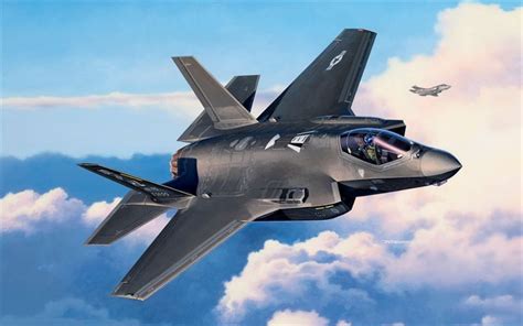 Download wallpapers Lockheed Martin F-35 Lightning II, F-35A, American ...