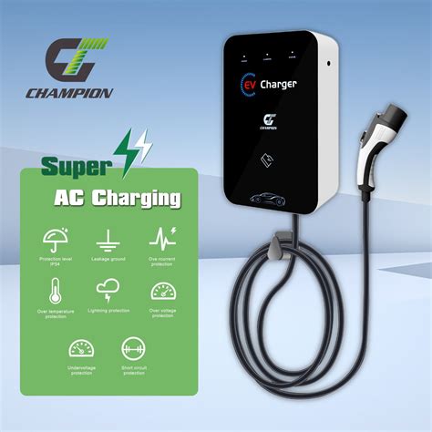 2023 New 7kw AC EV Charging Pile Household Wallbox Charger 32A EV