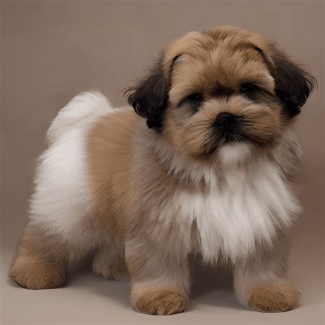 Una Raza De Perro Lhasa Apso