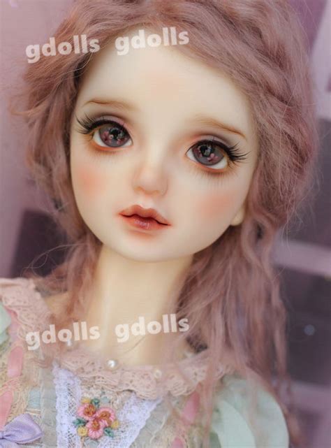 1 3 Bjd Dolls Sd Pretty Girls Female Resin Bare Doll Eyes Free Face