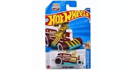 Birthday Burner Treasure Hunt Mainline Hot Wheels JBC