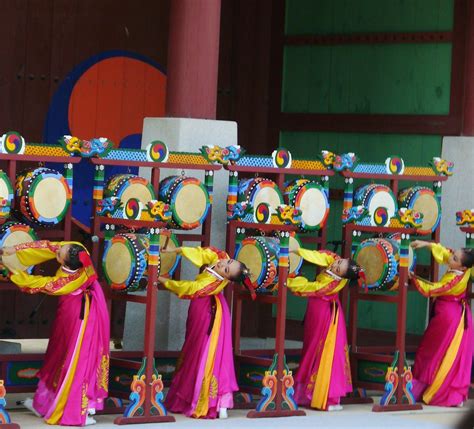 Samgomu Three Korean Drum Dance Suwon Hwaseong Cultural Festival A