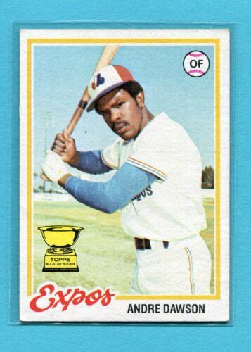 Andre Dawson Montreal Expos Topps Mlb Baseball Card Ebay