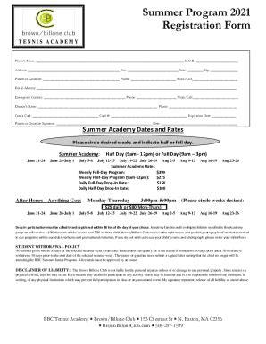 Fillable Online Jotform Comsummer Program Registration FormSummer