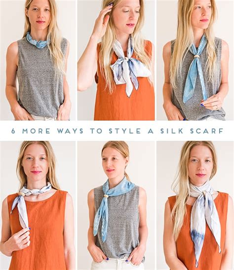 How To Wear Silk Scarf