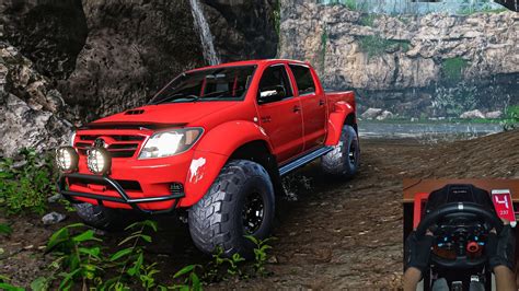 Toyota Hilux At38 Off Roading Forza Horizon 5 Logitech G29 4k