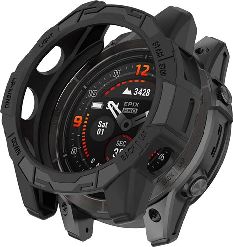 Muovrto Protective Cover For Garmin Fenix 7X Fenix 7X Pro Anti Drop TPU