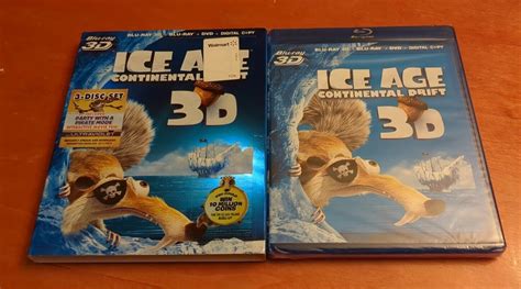 Ice Age Continental Drift 3D Blu Ray Ray Romano John Leguizamo Jennifer