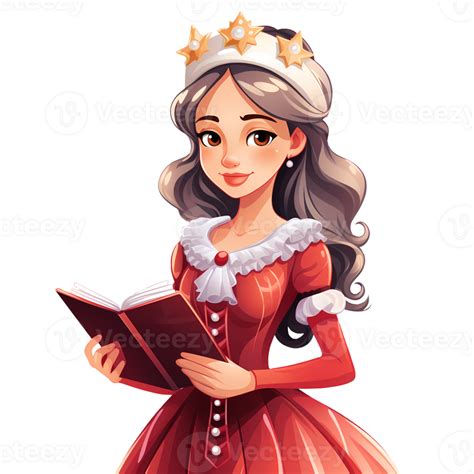 Weihnachten Prinzessin Clip Art Illustration Ai Generativ 27236473 PNG