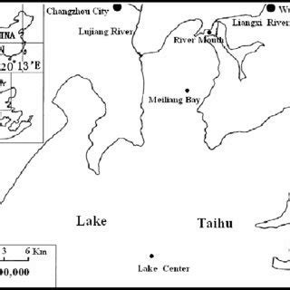 -Map of sampling stations in Lake Taihu. | Download Scientific Diagram