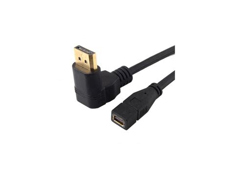 Jimier Cable Up Angled DP DisplayPort 90 Degree To Mini DP DisplayPort