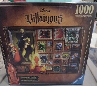 Disney Villainous Scar Piece Puzzle Puzzle Villainous Disney