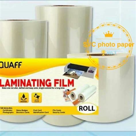 Quaff Laminating Film Roll Inches Micron Micronepk Lazada Ph