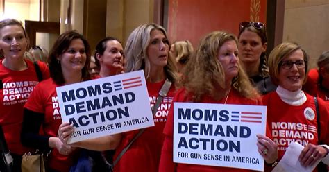 Elected Officials And Moms Demand Action Rally For Gun Safety Bills Cbs