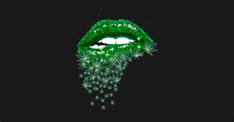 Weed Lips Weed Lips Mask Teepublic