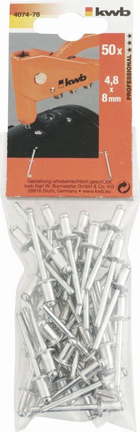 KWB Popnagels 4 8 X 8 Mm 50 Stuks Bol