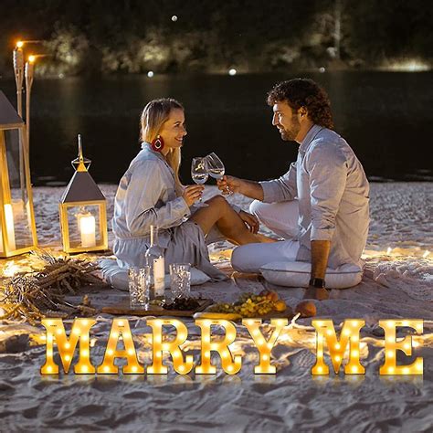 Led Light Up Letter Iou Valentine Geschenk Light Up Marry Me Sign Mit