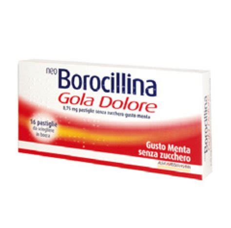 Alfasigma Spa Neoborocillina Gola Dolore Pastiglie Menta