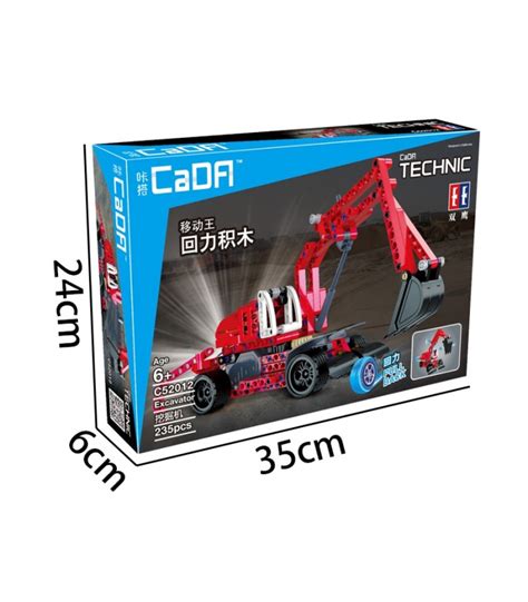 Double Eagle Cada C Excavator Building Bricks Set