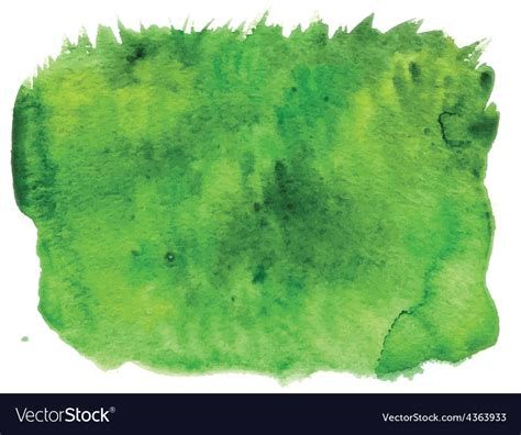 Grass Watercolour Royalty Free Vector Image Vectorstock