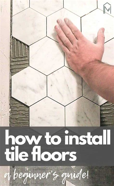 How To Tile A Bathroom Floor For Beginners Making Manzanita