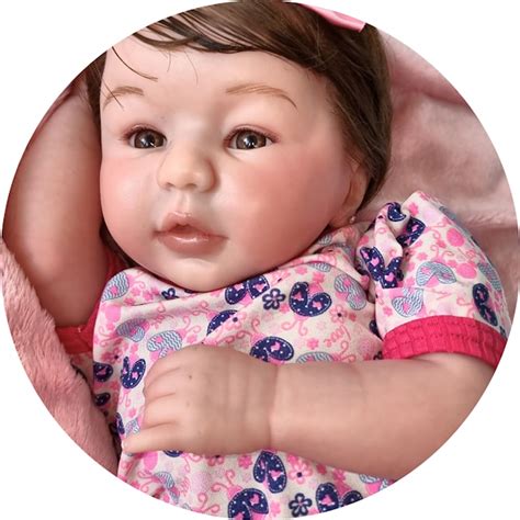 Bebe Reborn Menina Cor Dos Olhos Castanhos Corpo Silicone Npk Casas Bahia