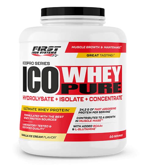 Ico Whey Pure First Iron Systems Sports Nutrition