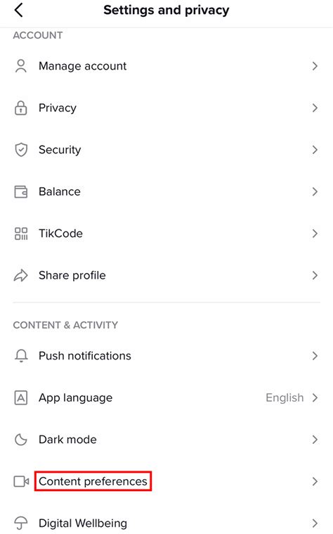 TikTok How To Change Your Language Content Preferences