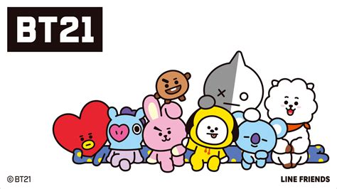 Rj Cooky Koya Shooky Mang Chimmy In White Background Hd Bt21 Wallpapers Hd Wallpapers